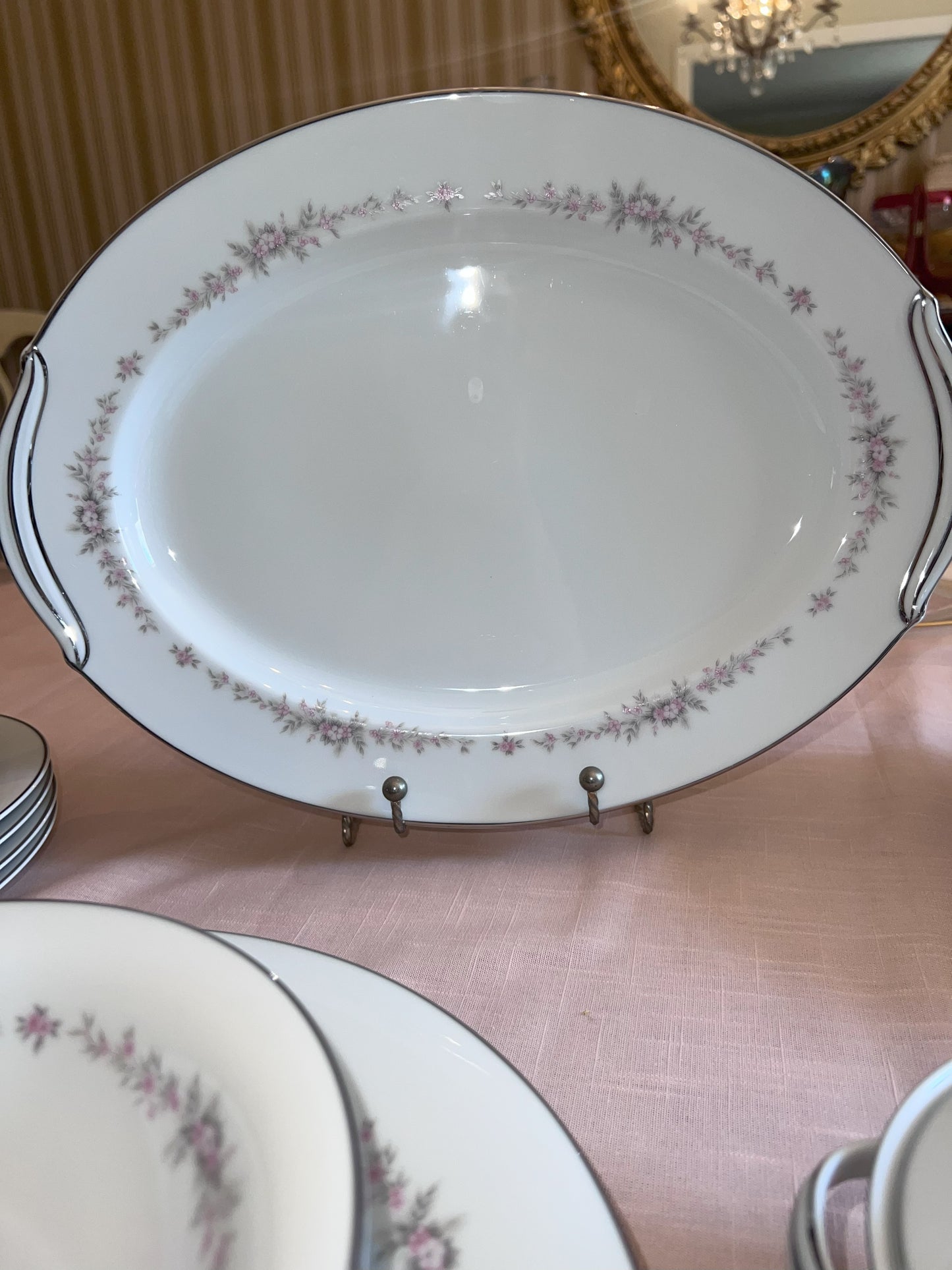 48pc set - Vintage Noritake Rosepoint China Set