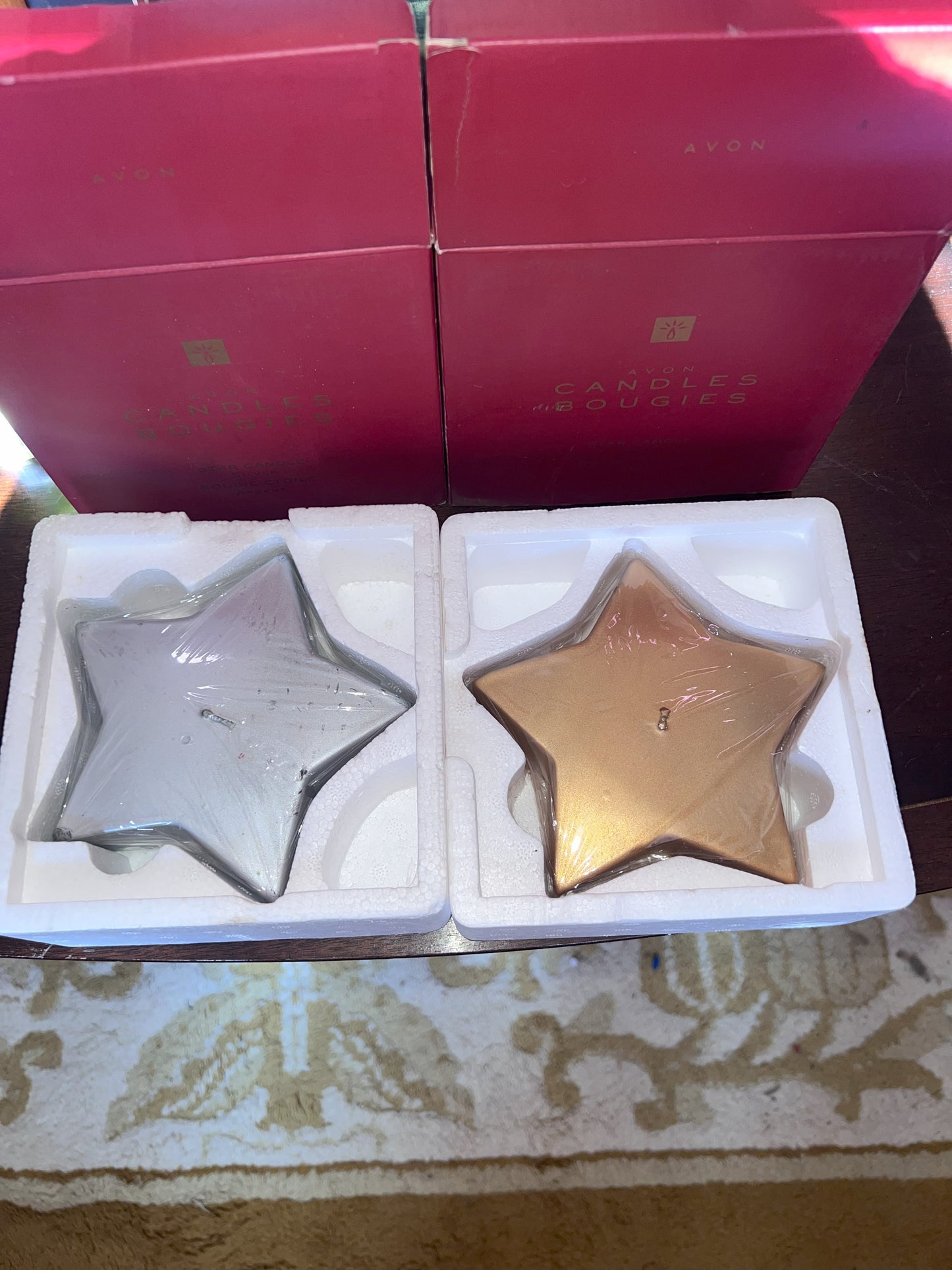 2pcs - Avon Vintage Star Candles