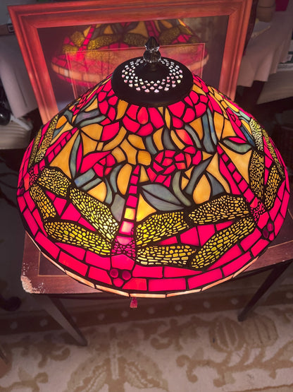 Gorgeous Vintage Tiffany Dragonfly Lamp