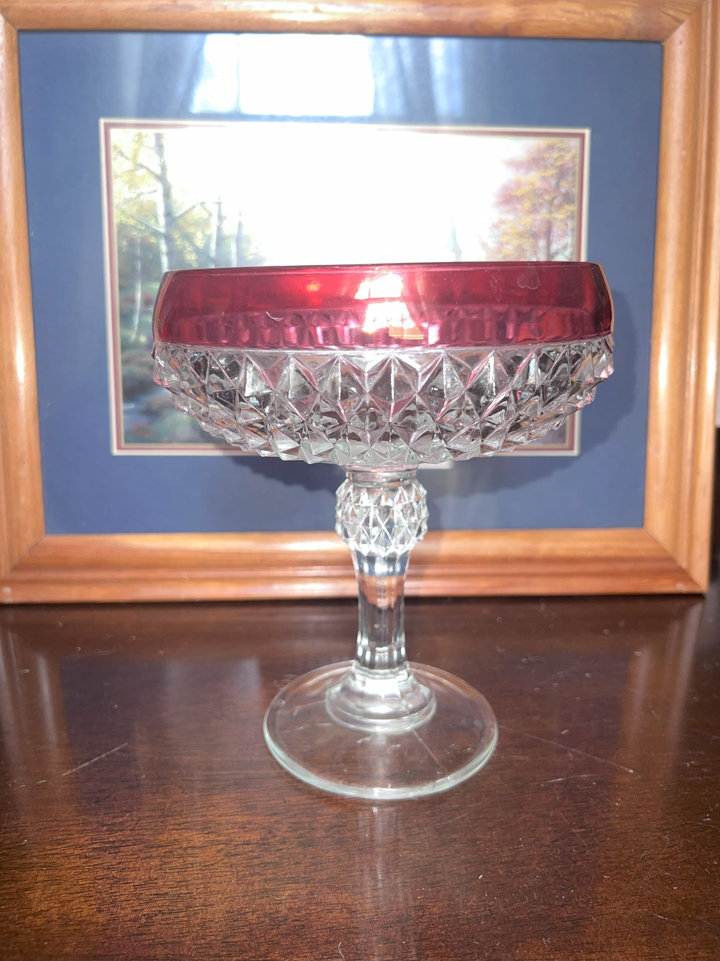 Indiana Glass Tall Candy Dish