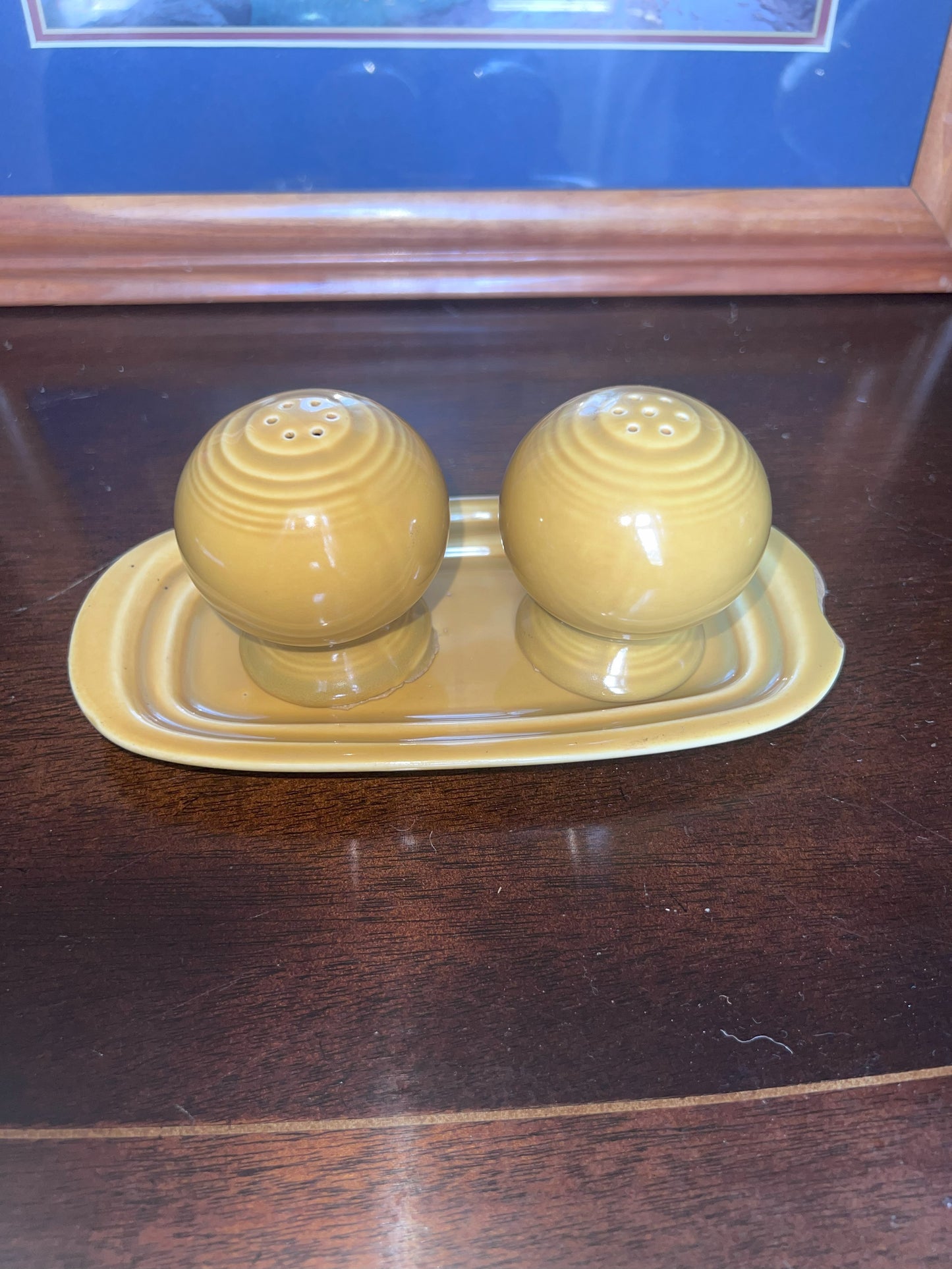 Vintage Fiestaware Yellow Dish Set