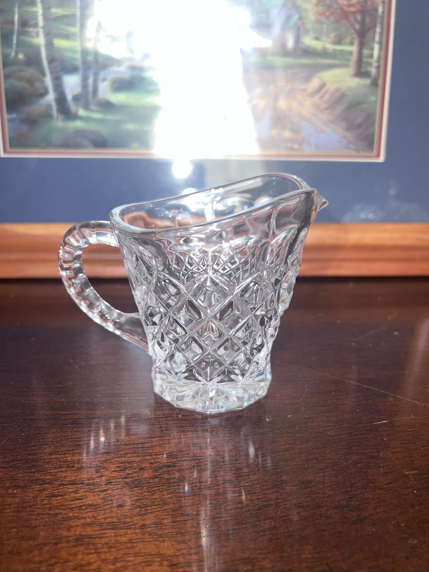 Vintage Bohemia Creamer & Sugar Tray Set